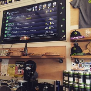 Garrison City's Tasting Room, merch and 'Crowlers'